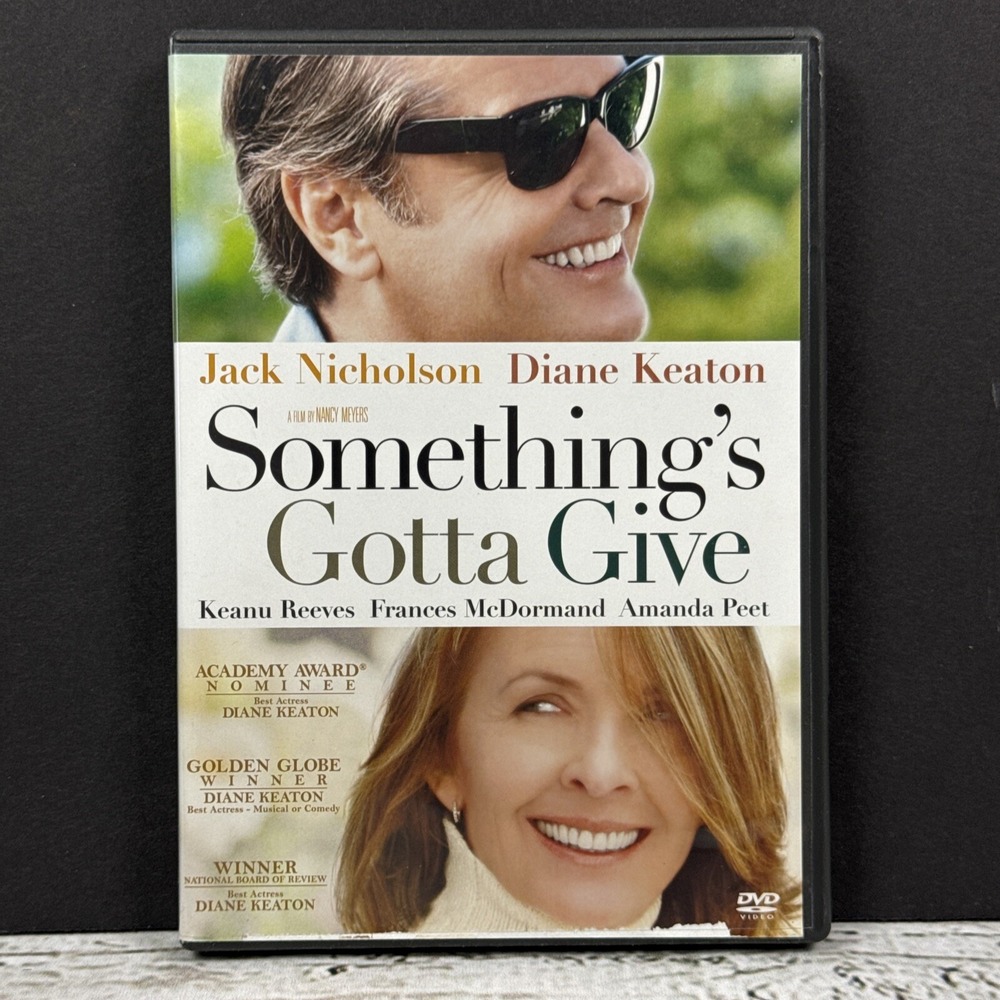 Something's Gotta Give (DVD, 2003) Jack Nicholson, Diane Keaton, Keanu Reeves